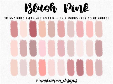 Soft Pink or Blush Shade