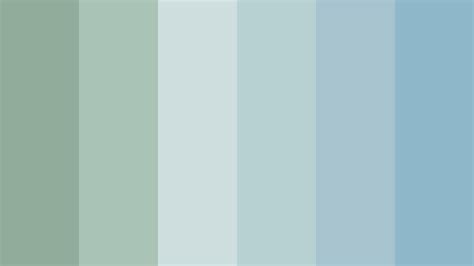 Soft sage and powder blue pastel color palette