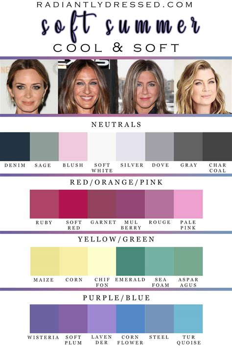 Soft summer color palette inspiration 1