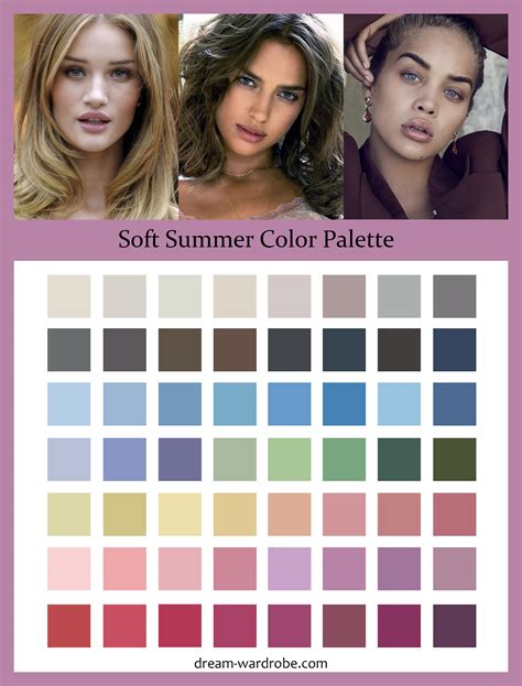 Soft Summer Color Palette Caramel Highlights