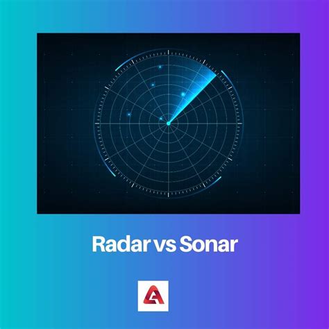 Sonar vs Radar comparison