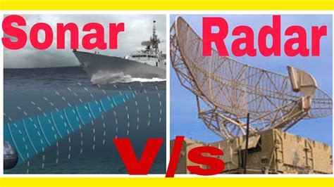 Sonar vs Radar equipment and installation