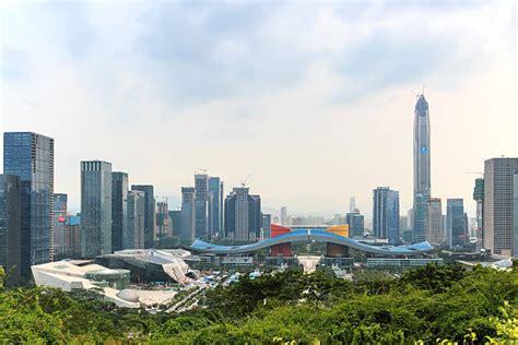 Shenzhen cityscape in Southern China