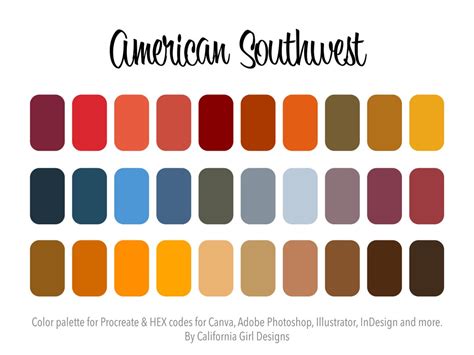 Southwest color palette inspiration