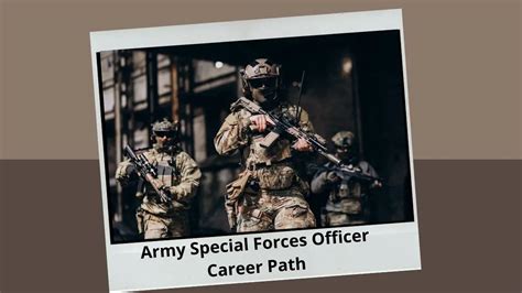 Special Operations Career Paths