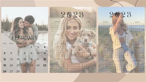 Specialized printable calendars