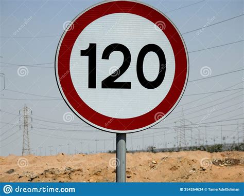 Speed limit sign