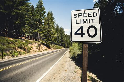 Speed limit sign