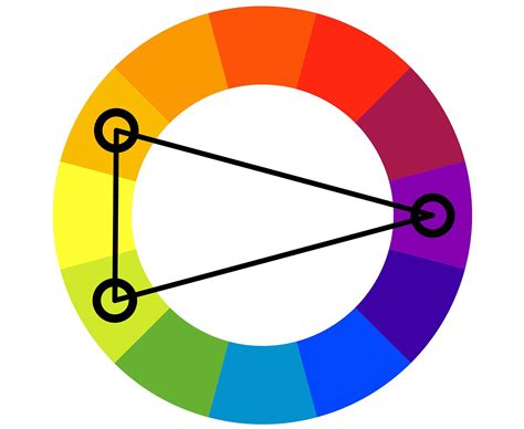 Split-Complementary Color Cube Palette Example