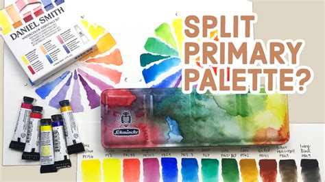 Split-Primary Watercolour Palette