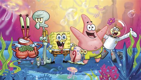 Spongebob and friends