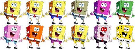 SpongeBob's Color Palette