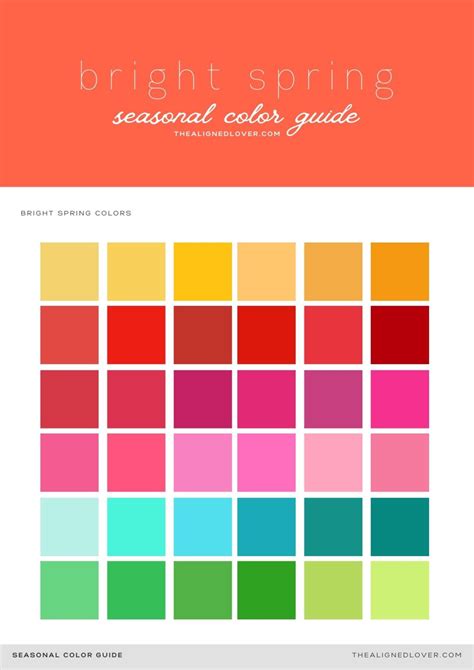 Spring color board