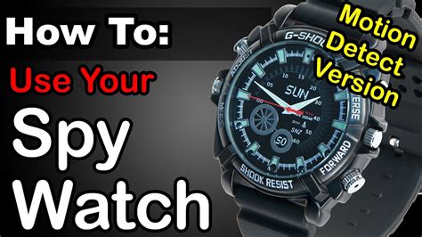 Spy Watch with Motion Detection