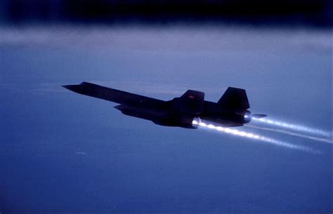 SR-71 Blackbird taking off