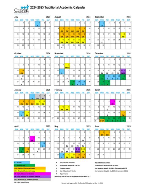 St Edwards Calendar Guide