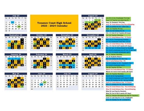 St. Lucie Schools Calendar Image 2