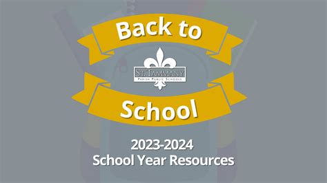 St Tammany Schools Key Dates