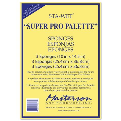 Sta-Wet Palette Sponge Refill and Palette