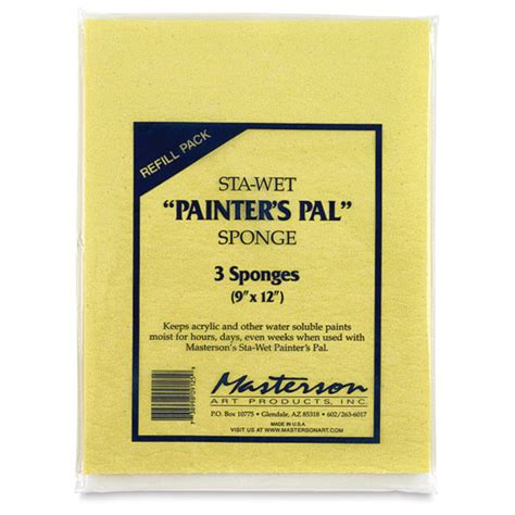 Sta-Wet Palette Sponge Refill with Art Supplies