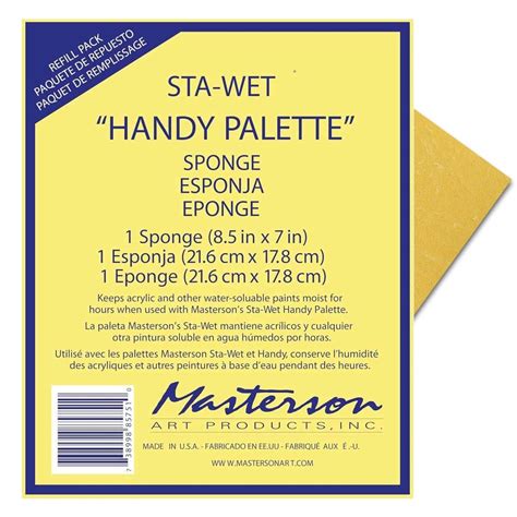 Benefits of Sta-Wet Palette Sponge Refill