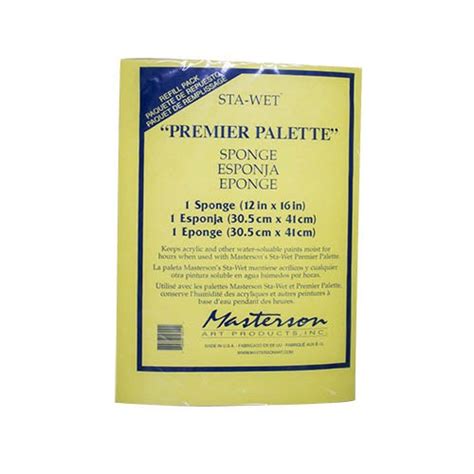 Sta-Wet Palette Sponge Refill for Oil Painting