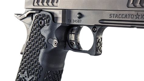 Image of Staccato 9mm pistol's features