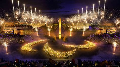 Stadium of Fire Flag Ceremony