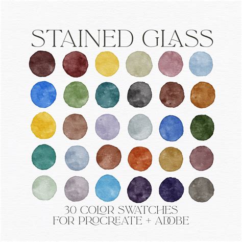 Stained Glass Color Palette 10