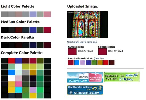 Stained Glass Color Palette 5