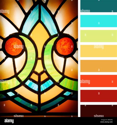 Stained Glass Color Palette Techniques