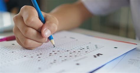 Students taking a standardized test