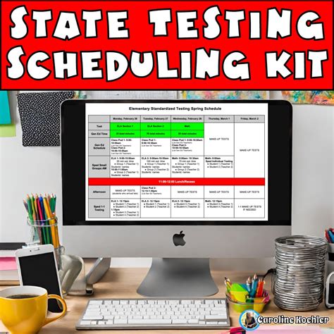 Standardized Testing Schedules