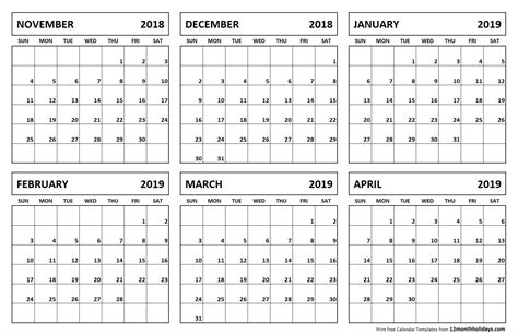 Statistical Data on the Effectiveness of a 6 Month Calendar View