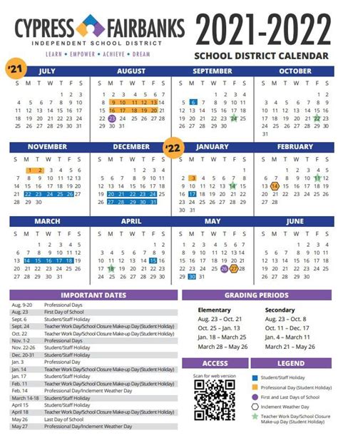 Staying Connected with Cy Fair School Calendar