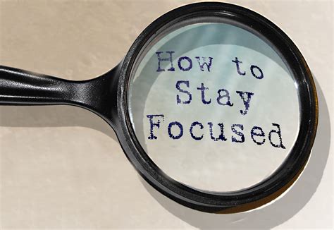 Images representing staying focused and motivated