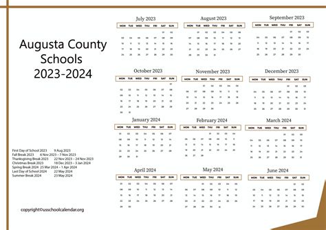 Staying Informed About Augusta County School Calendar