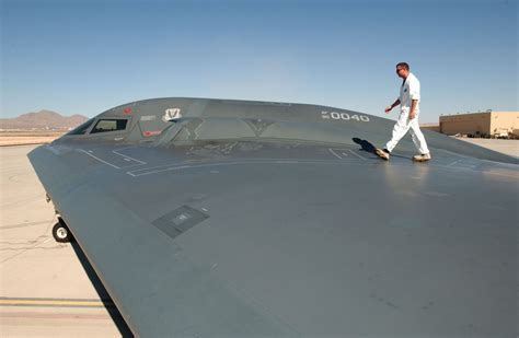 A stealth bomber equipped with reconnaissance sensors