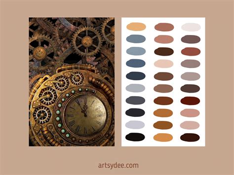 Steampunk Color Palette Inspiration