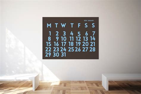 Stendig Calendar Combined with Digital Tools