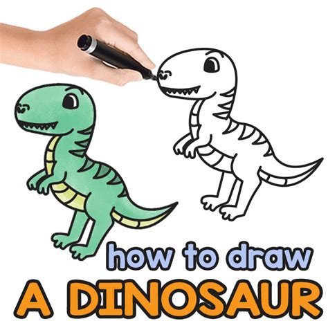 Guide to making dinosaur coloring pages