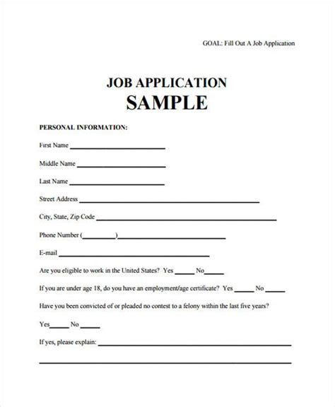 Steps to Fill Out Job Application