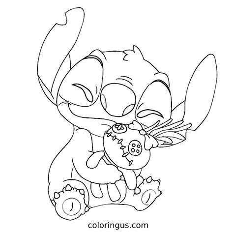 Stitch coloring pages for boys