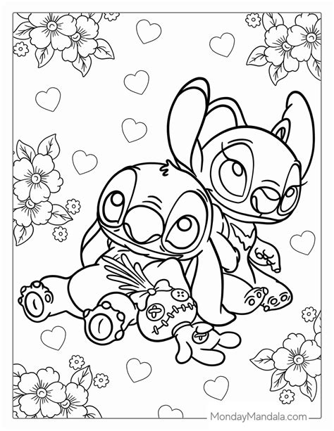 Stitch Coloring Pages for Entertainment