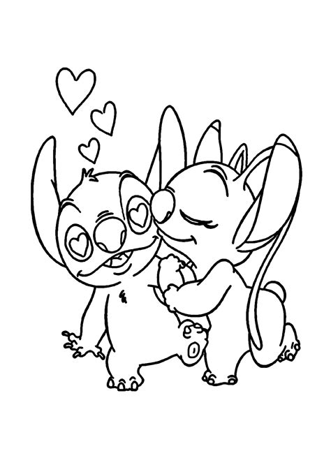 Stitch Coloring Pages for Free