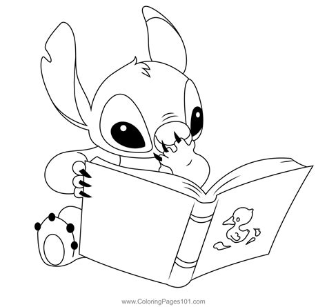 Stitch coloring pages to download