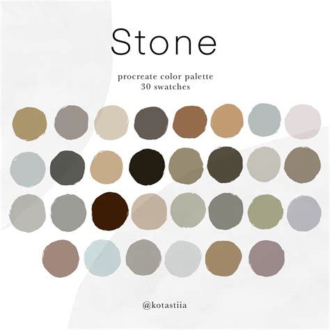 Stone Color Palette 1