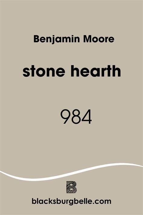 Benjamin Moore's Stone Hearth paired with earthy tones