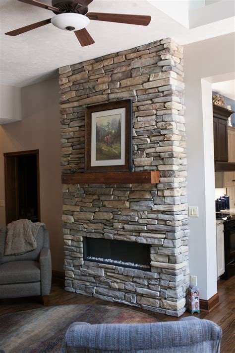 Benjamin Moore's Stone Hearth in a cozy game room