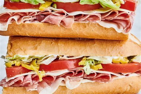 A classic Italian sub sandwich